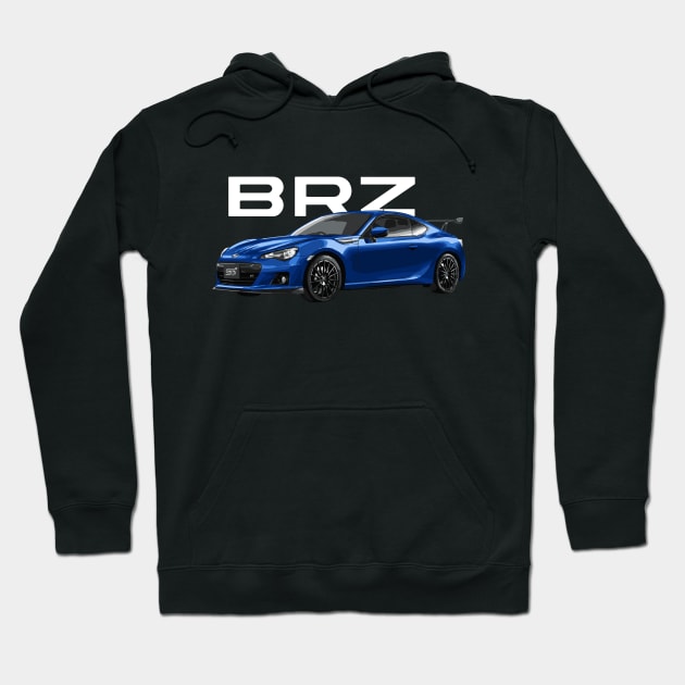 World Rally Blue Pearl BRZ Hoodie by cowtown_cowboy